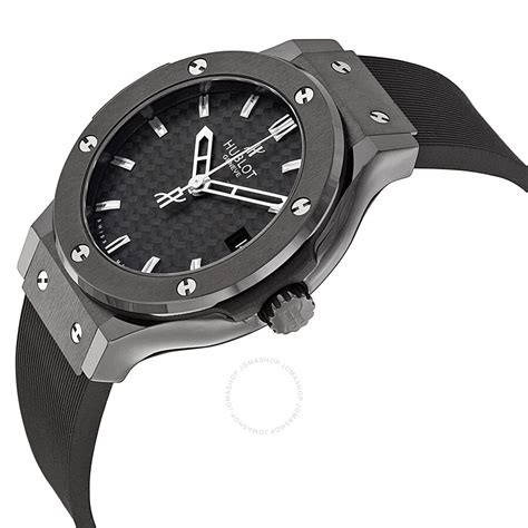 Hublot Classic Fusion Black Dial Zirconium Black Rubber